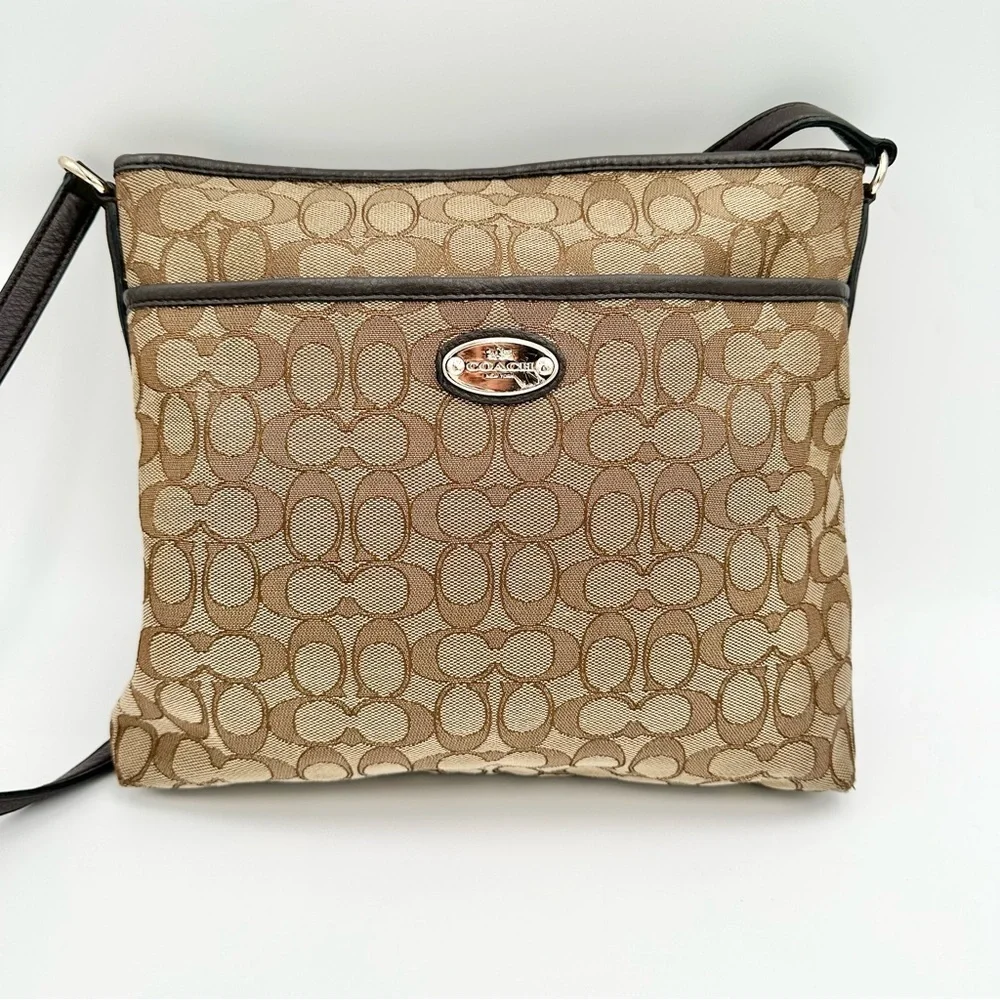 Coach Canvas Large Crossbody